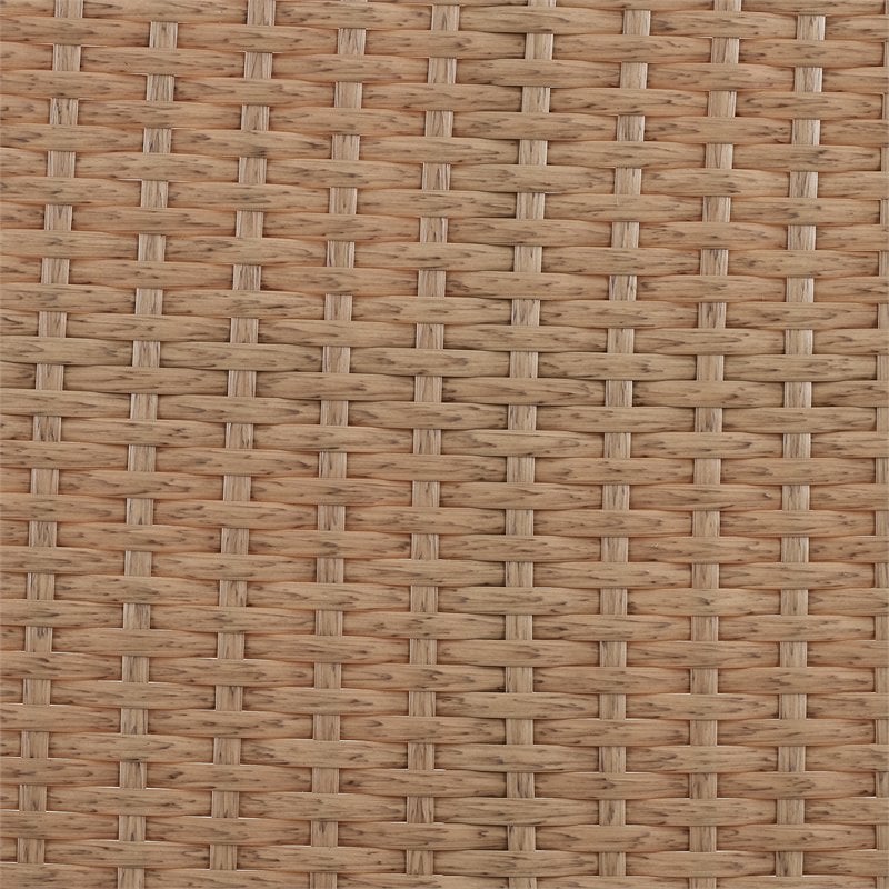 Afuera Living 2-piece Wicker Outdoor Conversation Set in Natural