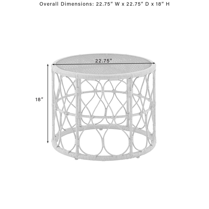 Afuera Living 2-piece Wicker Outdoor Conversation Set in Natural