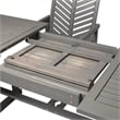 Afuera Living 5-Piece Extendable Outdoor Patio Dining Set in Brown