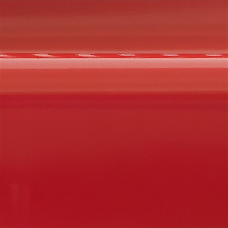 Afuera Living 5-Piece Metal Outdoor Dining Set in Bright Red Gloss/White