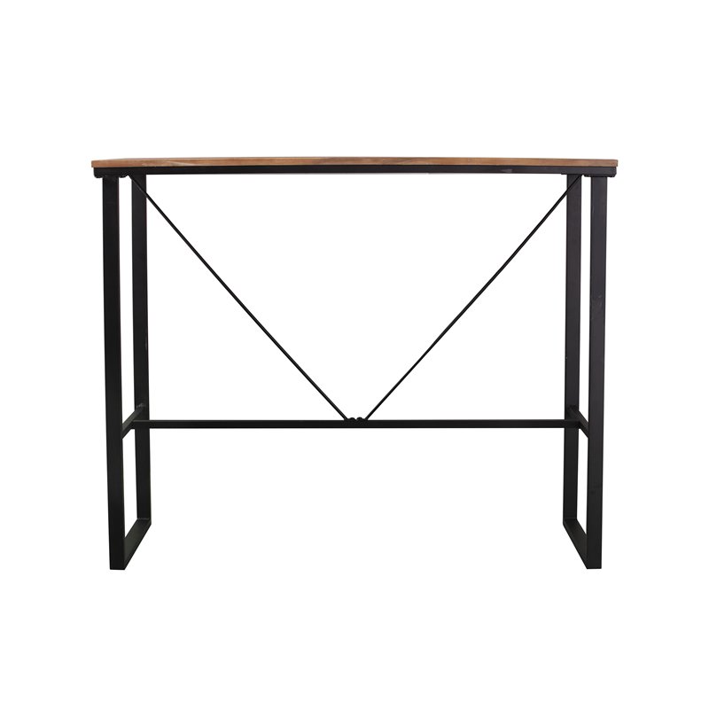 Afuera Living Wood Indoor-Outdoor Pub Table in Natural Finish