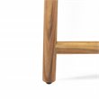 Afuera Living Modern / Contemporary Outdoor 3 Seater Wicker Bench Teak and Brown