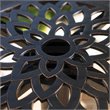 Afuera Living Modern / Contemporary Outdoor Shiny Copper Cast Aluminum Bar Table
