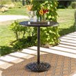 Afuera Living Modern / Contemporary Outdoor Shiny Copper Cast Aluminum Bar Table