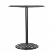 Afuera Living Modern / Contemporary Outdoor Shiny Copper Cast Aluminum Bar Table