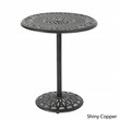 Afuera Living Modern / Contemporary Outdoor Shiny Copper Cast Aluminum Bar Table