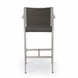 Afuera Living Modern / Contemporary Outdoor 3 Piece Grey Wicker Bar Set