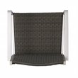 Afuera Living Modern / Contemporary Outdoor 3 Piece Grey Wicker Bar Set