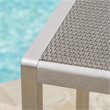 Afuera Living Modern / Contemporary Outdoor 3 Piece Grey Wicker Bar Set
