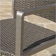 Afuera Living Modern / Contemporary Outdoor 3 Piece Grey Wicker Bar Set