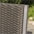 Afuera Living Modern / Contemporary Outdoor 3 Piece Grey Wicker Bar Set