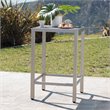 Afuera Living Modern / Contemporary Outdoor 3 Piece Grey Wicker Bar Set