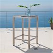 Afuera Living Modern / Contemporary Outdoor 3 Piece Grey Wicker Bar Set