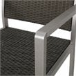 Afuera Living Modern / Contemporary Outdoor 3 Piece Grey Wicker Bar Set