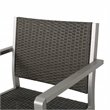 Afuera Living Modern / Contemporary Outdoor 3 Piece Grey Wicker Bar Set