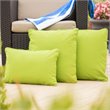 Afuera Living Outdoor Water Resistant Pillow in Green (Set of 3)