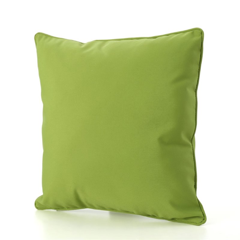 Afuera Living Outdoor Water Resistant Pillow in Green (Set of 3)