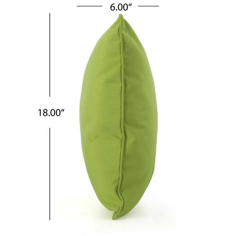 Afuera Living Outdoor Water Resistant Pillow in Green (Set of 3)