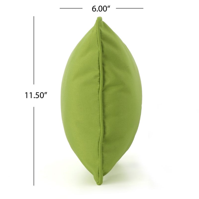 Afuera Living Outdoor Water Resistant Pillow in Green (Set of 3)