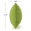 Afuera Living Outdoor Water Resistant Pillow in Green (Set of 3)