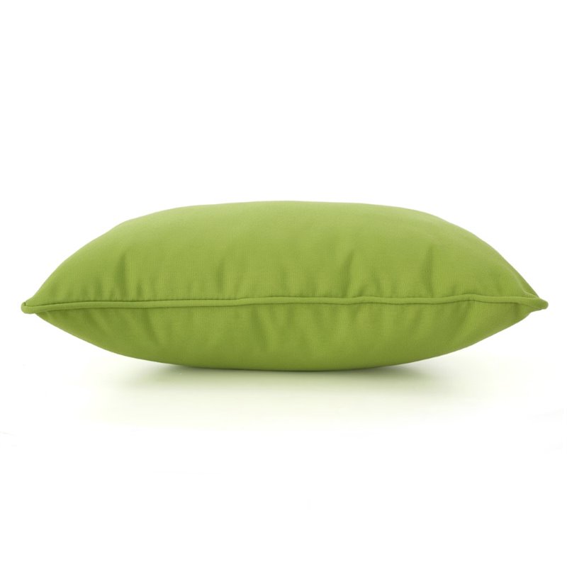 Afuera Living Outdoor Water Resistant Pillow in Green (Set of 3)