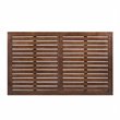 Afuera Living Contemporary Outdoor Acacia Wood Coffee Table in Brown/White