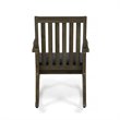 Afuera Living Modern / Contemporary Outdoor Acacia Wood Rocking Chair in Gray