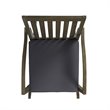 Afuera Living Modern / Contemporary Outdoor Acacia Wood Rocking Chair in Gray