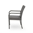Afuera Living Outdoor Wicker Dining Chair in Gray (Set of 2)