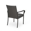 Afuera Living Outdoor Wicker Dining Chair in Gray (Set of 2)