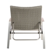 Afuera Living Outdoor Wicker and Aluminum Chaise Lounge Gray