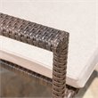 Afuera Living 5 Piece Outdoor Wicker Dining Set in Multibrown
