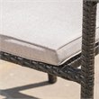 Afuera Living 5 Piece Outdoor Wicker Dining Set in Multibrown