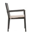 Afuera Living 5 Piece Outdoor Wicker Dining Set in Multibrown