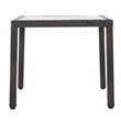 Afuera Living 5 Piece Outdoor Wicker Dining Set in Multibrown