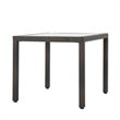 Afuera Living 5 Piece Outdoor Wicker Dining Set in Multibrown