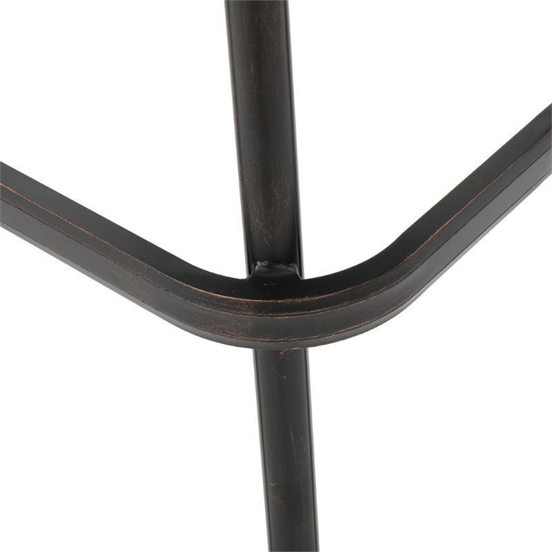 Afuera Living Outdoor 5 Piece Cast Aluminum Bar Set in Shiny Copper
