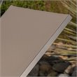 Afuera Living Outdoor Aluminum Chaise Lounge in Gray (Set of 4)