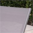 Afuera Living Outdoor Aluminum Chaise Lounge in Gray (Set of 4)
