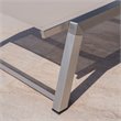 Afuera Living Outdoor Aluminum Chaise Lounge in Gray (Set of 4)