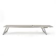 Afuera Living Outdoor Aluminum Chaise Lounge in Gray (Set of 4)