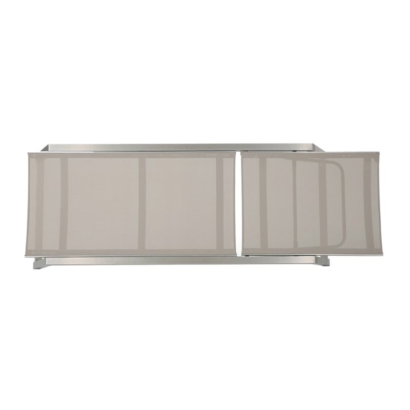 Afuera Living Outdoor Aluminum Chaise Lounge in Gray (Set of 4)