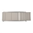 Afuera Living Outdoor Aluminum Chaise Lounge in Gray (Set of 4)