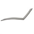 Afuera Living Outdoor Wicker Arm Chaise Lounge in Charcoal (Set of 2)