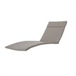 Afuera Living Outdoor Wicker Arm Chaise Lounge in Charcoal (Set of 2)