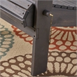 Afuera Living Outdoor Foldable Acacia Wood Adirondack Chair Dark Gray