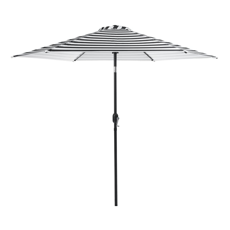 Afuera Living 9Ft Multi-Color Articulated Tilting Fabric Patio Umbrella