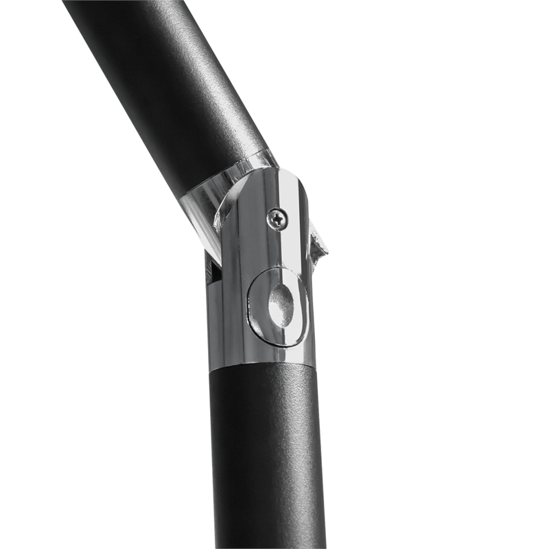 Afuera Living 9Ft Blue Adjustable Articulated Tilting Fabric Patio Umbrella