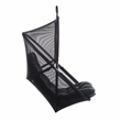 Afuera Living Breeze Outdoor Foldable Mesh Fabric Egg Swing in Black