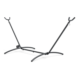 afuera living outdoor heavy duty metal hammock stand in black